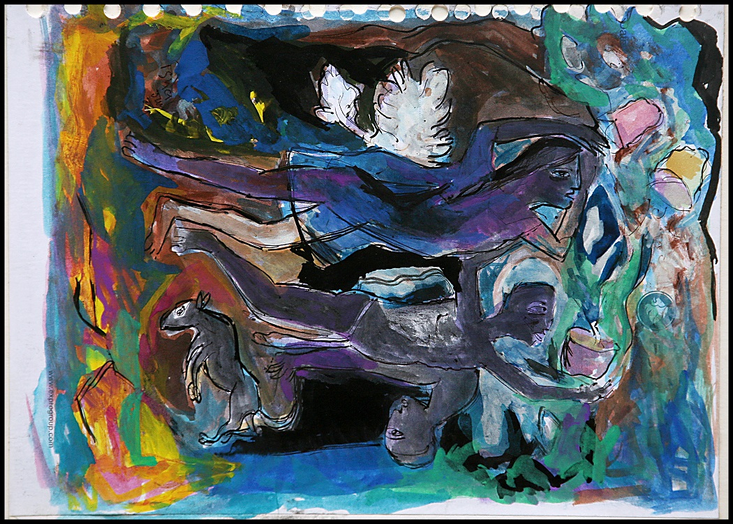 Dt221 Water Color On Paper  X  INC   Available.Jpg